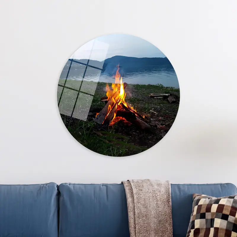 Serenity Lake Sunset Canvas: Das ruhige Meisterwerk der Natur