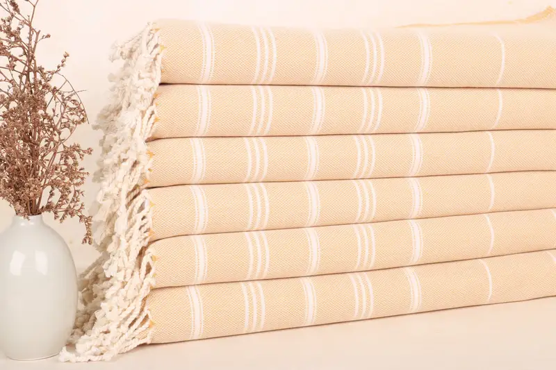 Personalized Gift, Gifts For Him, 36x24 Cotton Striped Towel, Monogrammed Hand Towel, Travel Towel, Bathroom Towel, Personalized Dish Towel - 1