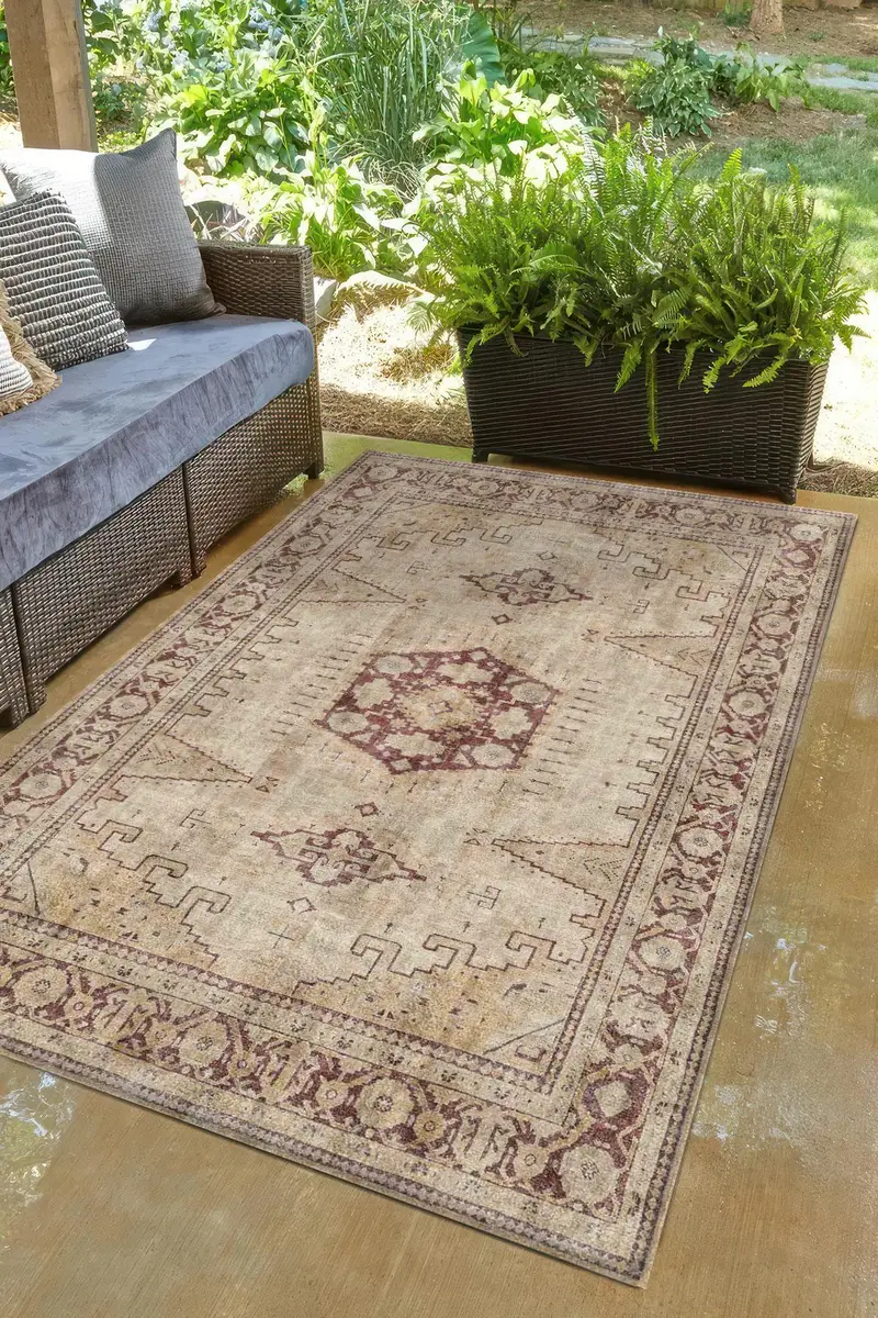 Eleganter bedruckter Teppich: Modernes Design, weicher Stoff, einzigartige Muster