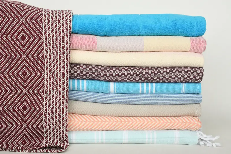 Bathroom Towels, Decorative Towel, Personalized Turkish Towel, Custom Hand Towel, Travel Towel, 40x20 Cotton Set of 10 Towel, Wedding Favors - 1