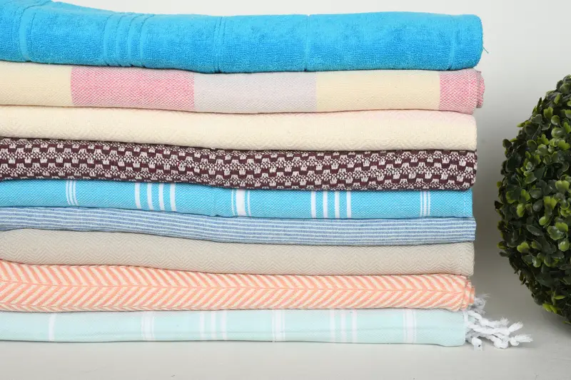 Bathroom Towels, Decorative Towel, Personalized Turkish Towel, Custom Hand Towel, Travel Towel, 40x20 Cotton Set of 10 Towel, Wedding Favors - 3