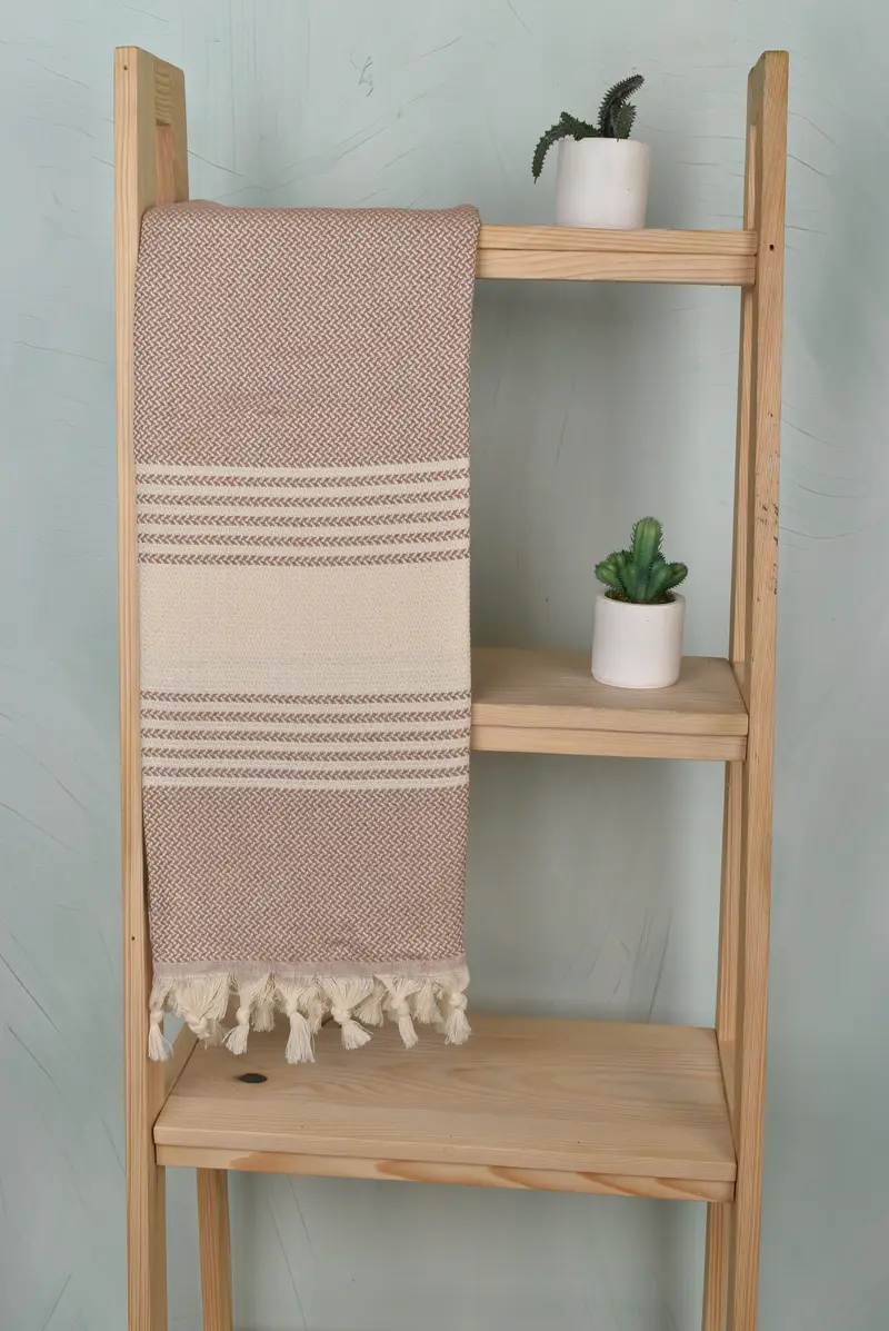 Custom Turkish Towel, Turkish hand towel, Bridesmaid Gift, Personalized Turkish Towel, Mother Of The Groom Gift, 70x40 Cotton Striped Towel - 8