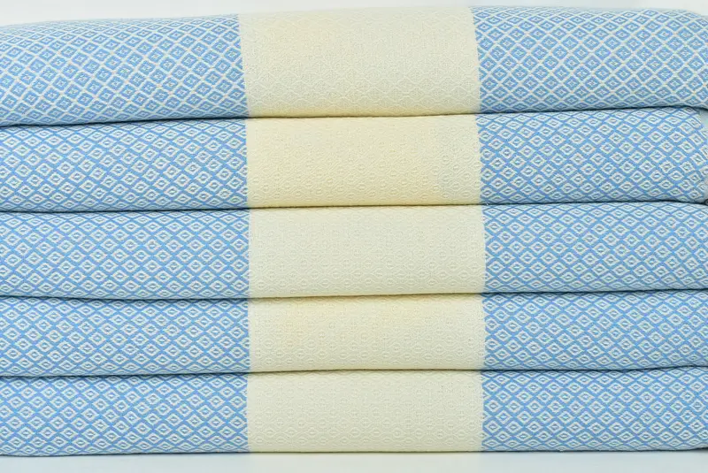 Wedding Favors, Beach towel, Embroidery Towels, Handwoven Turkish Towel, Monogram Towels, 70x36 Linen Diamond Towel, Personalized Wedding Gift - 2