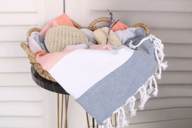 Wedding Favors, Girls Weekend Getaways Gifts, 70x40 Cotton Striped Towel, Soft and absorbent Turkish towel, Gift For Her, Handmade Gift, Xmas Gifts - 2