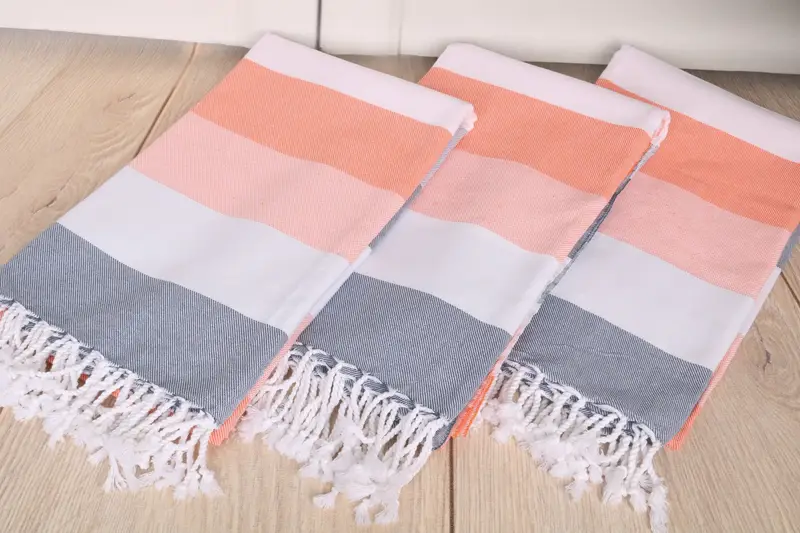 Wedding Favors, Girls Weekend Getaways Gifts, 70x40 Cotton Striped Towel, Soft and absorbent Turkish towel, Gift For Her, Handmade Gift, Xmas Gifts - 6