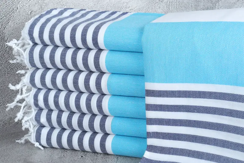 Pool Towels, Quick-Dry Beach Towel, Beach towel, Turkish towel, 70x40 Cotton Striped Towel, Quick-drying cotton Turkish beach towel, Bachelor Gift - 1