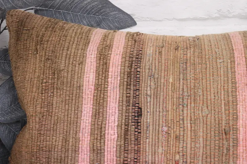 16x24 Brown Pillow Sham, Vintage Pillow, Couch Pillow Sham, Pillow for Couch, Boho Pillow Sham Cover, Accent Cushion Case, Pillow Sham - 2