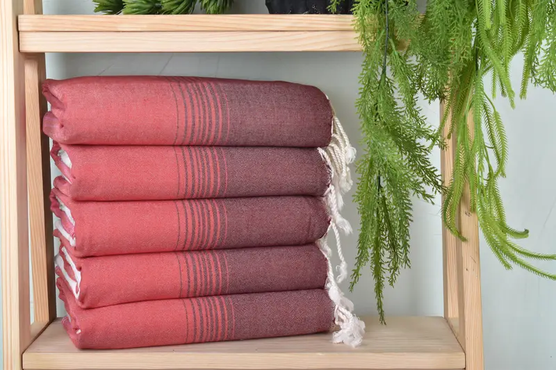 Beach Towel Bulk, 68x36 Cotton Striped Towel, Unique Gift, Quick-dry peshtemal, Personalized Wedding Gift, Hammam Towel USA, Best Wedding Gift - 1