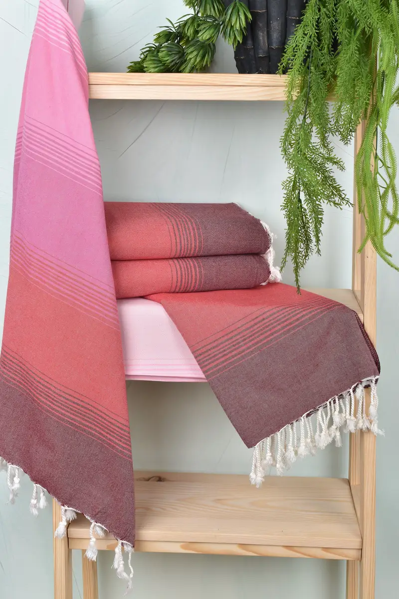 Beach Towel Bulk, 68x36 Cotton Striped Towel, Unique Gift, Quick-dry peshtemal, Personalized Wedding Gift, Hammam Towel USA, Best Wedding Gift - 6