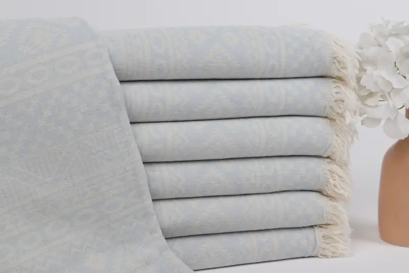 Sand-resistant towel, 68x36 Cotton Geometric Towel, Turkish Towel Set, Bachelor Bachelorette Party Favors, Handmade Gift, Personalized Gift For Her - 2
