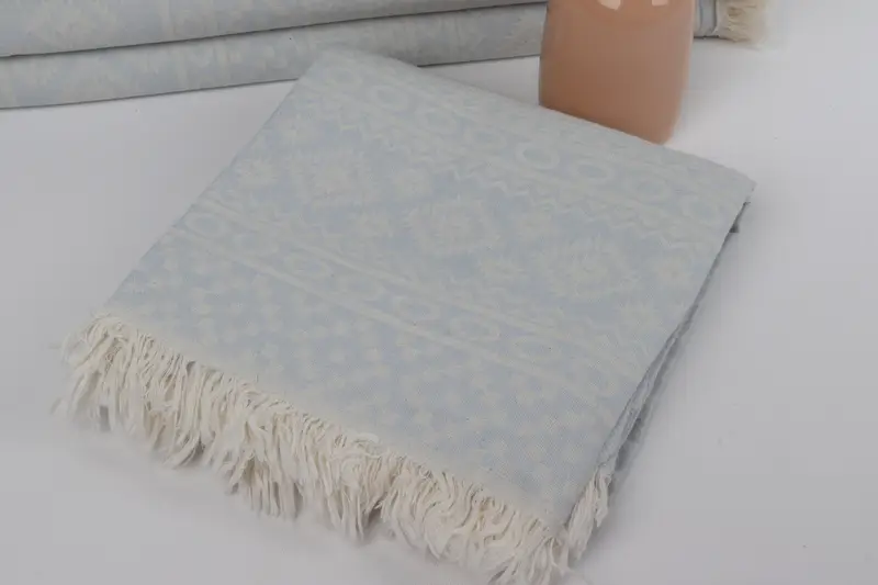 Sand-resistant towel, 68x36 Cotton Geometric Towel, Turkish Towel Set, Bachelor Bachelorette Party Favors, Handmade Gift, Personalized Gift For Her - 6