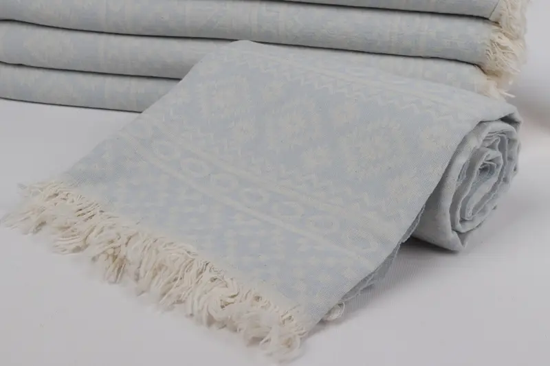 Sand-resistant towel, 68x36 Cotton Geometric Towel, Turkish Towel Set, Bachelor Bachelorette Party Favors, Handmade Gift, Personalized Gift For Her - 5
