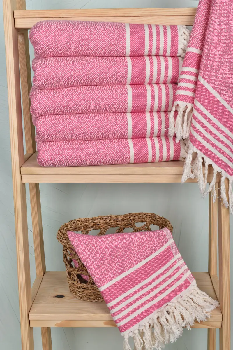 32x16 Cotton Diamond Towel, Gym Towel, Personalized Hand Towel, Wedding Anniversary Gift, Christmas Favors, Small Bath Towels, Personalized Gifts - 3