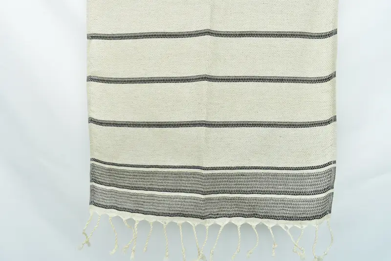 Nedime Hediyeleri, Kişiselleştirilmiş El Havlusu, Özel Hediye, Türk Çay Havlusu, 40x20 Keten Çizgili Havlu, Monogram Türk Banyo Havlusu, Toplu Sipariş Havlusu - 8