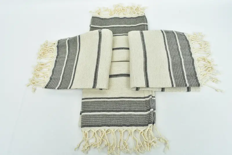 Nedime Hediyeleri, Kişiselleştirilmiş El Havlusu, Özel Hediye, Türk Çay Havlusu, 40x20 Keten Çizgili Havlu, Monogram Türk Banyo Havlusu, Toplu Sipariş Havlusu - 6