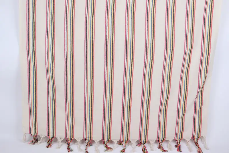 70x38 Cotton Striped Towel, Girl Trip Party Favor, Summer Gift, Personalized Gift For Her, Bridesmaid Gift, Custom Bath Towel, Quick-dry towel - 1