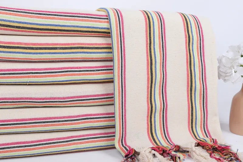 70x38 Cotton Striped Towel, Girl Trip Party Favor, Summer Gift, Personalized Gift For Her, Bridesmaid Gift, Custom Bath Towel, Quick-dry towel - 3