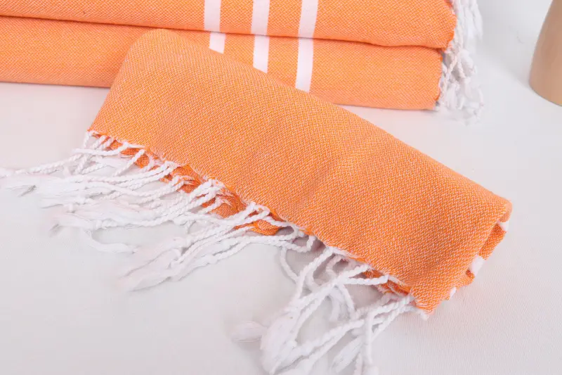 Monogram Kitchen Towel, Custom Hand Towel, 40x20 Cotton Striped Towel, Xmas Gifts, Turkish Tea Towel, Engagement Gift, Bulk Order Towel, Gym Towel - 4