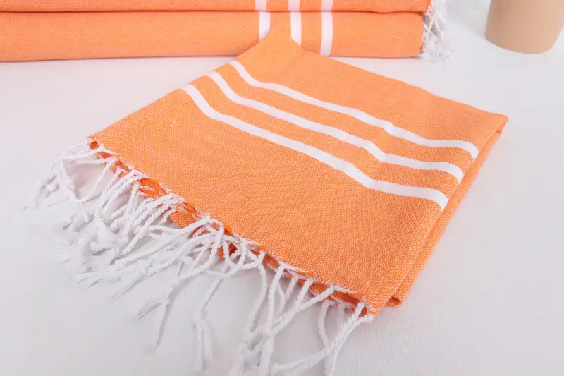 Monogram Kitchen Towel, Custom Hand Towel, 40x20 Cotton Striped Towel, Xmas Gifts, Turkish Tea Towel, Engagement Gift, Bulk Order Towel, Gym Towel - 5