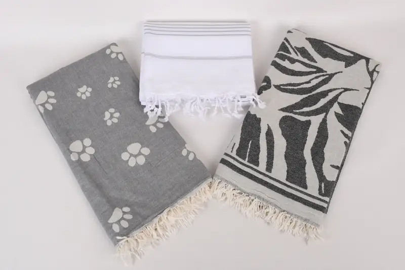 Travel Towel, Bridesmaid Gifts, 70x40 Cotton Set of 8 Towel, Bride Gift, Personalized Gifts, Peshtemal beach towel with unique design, Organic towel - 6