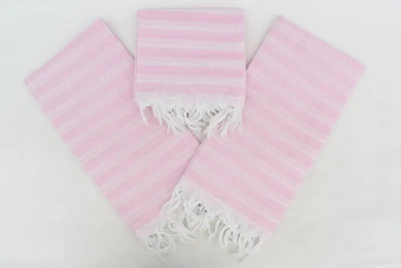 Bridesmaid Gift, Personalized Bridesmaid Gift, Wedding Day Gift For Bride, Turkish Towel Set, Gift For Him, Pool Towels, 70x40 Cotton Striped Towel - 4