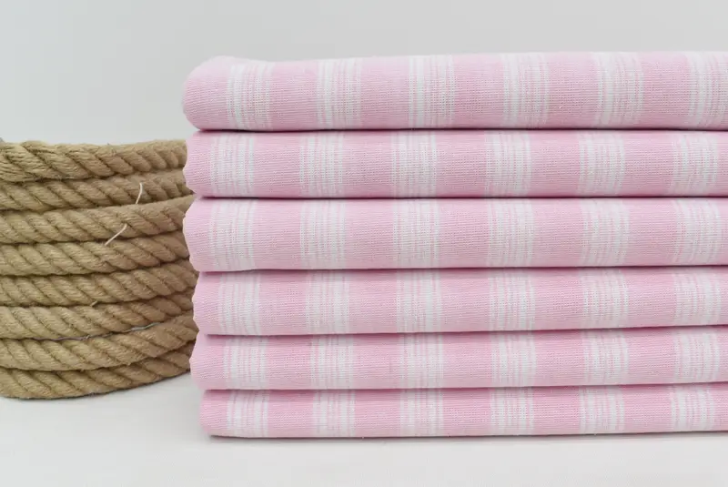 Bridesmaid Gift, Personalized Bridesmaid Gift, Wedding Day Gift For Bride, Turkish Towel Set, Gift For Him, Pool Towels, 70x40 Cotton Striped Towel - 2