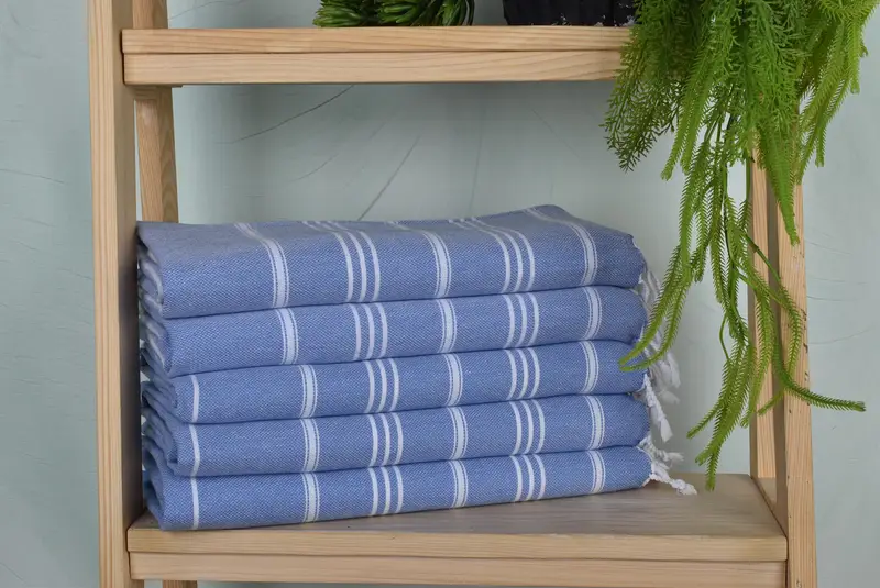 40x24 Cotton Striped Towel, Monogram Hand Towel, Wedding Gift, Wedding Shower Gift, Beach Wedding Favor, Turkish Tea Towel, Bachelorette Towel - 1