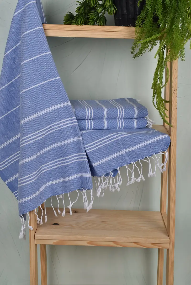 40x24 Cotton Striped Towel, Monogram Hand Towel, Wedding Gift, Wedding Shower Gift, Beach Wedding Favor, Turkish Tea Towel, Bachelorette Towel - 6