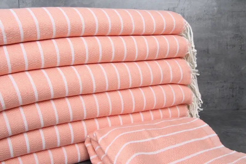 Peshtemal, Summer Gift Ideas, Custom Towel, Fringed Turkish peshtemal beach towel USA, Summer Gift, 70x40 Cotton Striped Towel, Turkish hand towel - 2