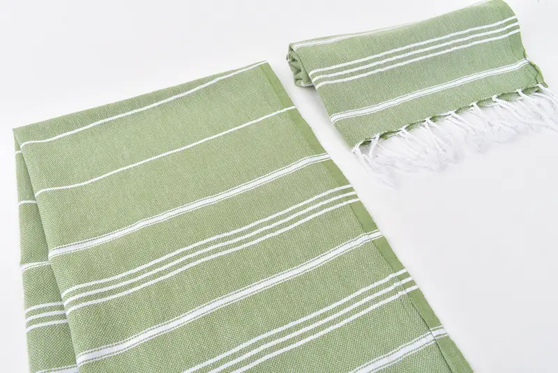 40x24 Cotton Striped Towel, Personalized Dish Towel, Turkish Tea Towel, Monogrammed Turkish Towel, Gift For Best Friend, Small Bath Towels - 7