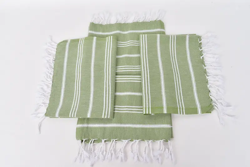 40x24 Cotton Striped Towel, Personalized Dish Towel, Turkish Tea Towel, Monogrammed Turkish Towel, Gift For Best Friend, Small Bath Towels - 6