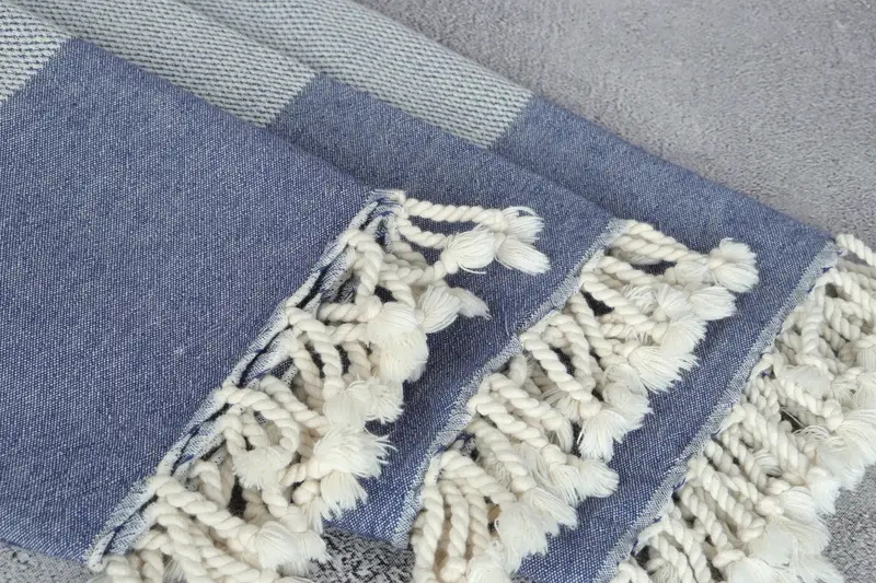 Valentines Day Gift, Large Turkish Towel, 70x36 Cotton Geometric Towel, Wedding Gifts Towel, Turkish towel, Turkish fouta towel for outdoor use - 5