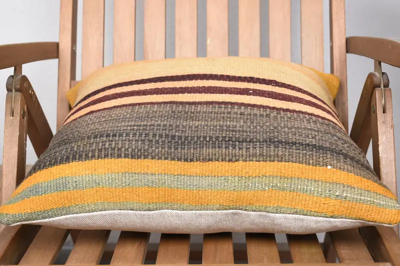 Home Decor Pillow, Pet Cushion, Handmade Throw Pillow Case, Throw Kilim Pillow, Kilim Pillow Cover, Pillow Cover, 18x18 Beige Cushion Case - 5