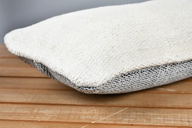 8x16 Beige Pillow, Handwoven Pillow Cover Pillow Cover, Cushion, Kilim Pillow, Kilim Pillow Cover, Boho Pillow Sham Cover - 4