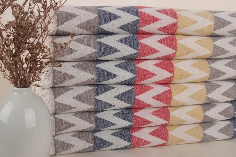 Bachelor Bachelorette Party Favors, 70x40 Cotton Zigzag Design Towel, Home Decor Gifts, Christmas Gift, Gift For Wedding Day, Custom Wedding Gifts - 3