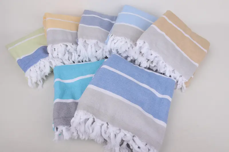 Bachelorette Party Gifts Bridesmaids, Bridal Shower Favor, 68x40 Cotton Striped Terry Towel, Bridal Shower Favors, Cute Beach Towel, Sand-free towel - 3