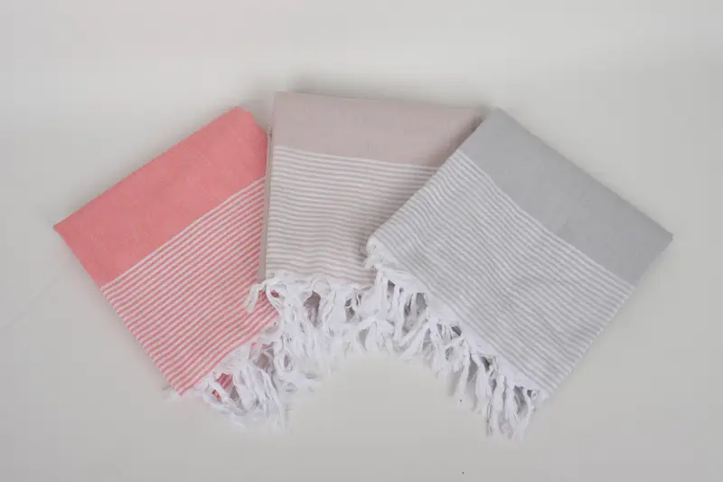 Fouta towel, Bachelor Party Gifts, Organic Beach Towel, Gift For Wedding Day, 80x36 Cotton Striped Towel, Quick-dry towel, Wedding Gifts Towel - 3