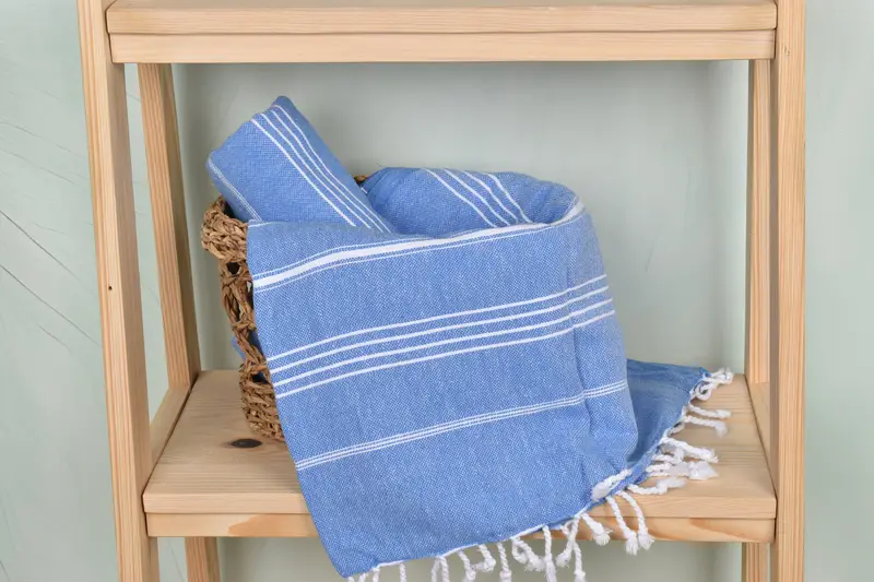 Absorbent towel, Hammam towel, 70x40 Cotton Striped Towel, Mother Of The Groom Gift, Kids Beach Towel, Handwoven Turkish bath towel, Handmade Gift - 4