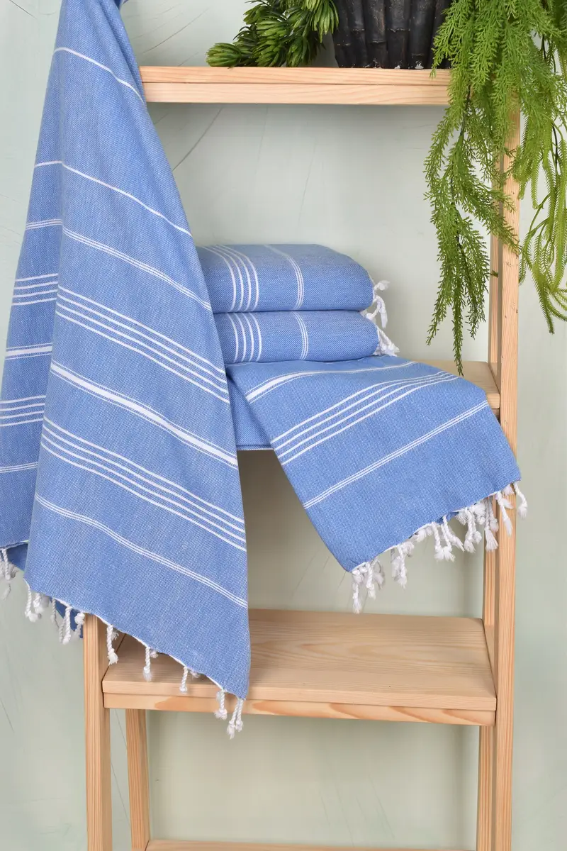 Absorbent towel, Hammam towel, 70x40 Cotton Striped Towel, Mother Of The Groom Gift, Kids Beach Towel, Handwoven Turkish bath towel, Handmade Gift - 6