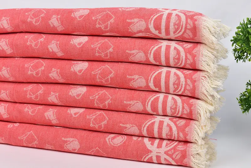 Gift Boxes Tea Towels, 28x20 Cotton Coffee Patterned Towel, Personalized Gift, Turkish Towel Hand Towel, Bulk Order Towel, Monogrammed Hand Towel - 4