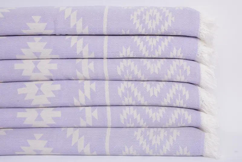 Personalized Gift, Bridesmaid Towel, Monogrammed Hand Towel, 40x20 Cotton Kilim Towel, Wedding Favors, Baby Boy Gift, First Wedding Anniversary Gift - 4