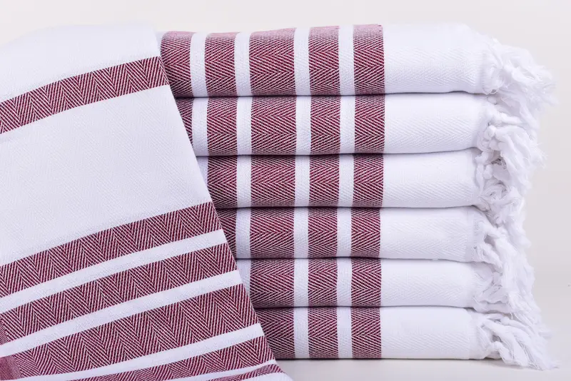 70x40 Cotton Herringbone Towel, Anniversary Gift For Her, Friends Beach Towel, Lightweight towel, Sand-resistant towel, Personalized Wedding Gift
