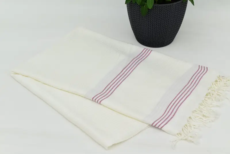 Authentic Turkish hammam peshtemal, Best Friend Gift, Fouta towel, Travel Towel, 68x36 Cotton Striped Towel, Bachelor Party Gifts, Bridesmaid Gift - 4