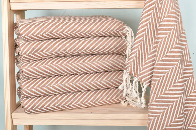 Wedding Gift, Personalized Turkish Towel, Bachelorette Party Favor, 70x40 Cotton Striped Towel, Personalized Gift, Personalized Home Gift Wedding - 1