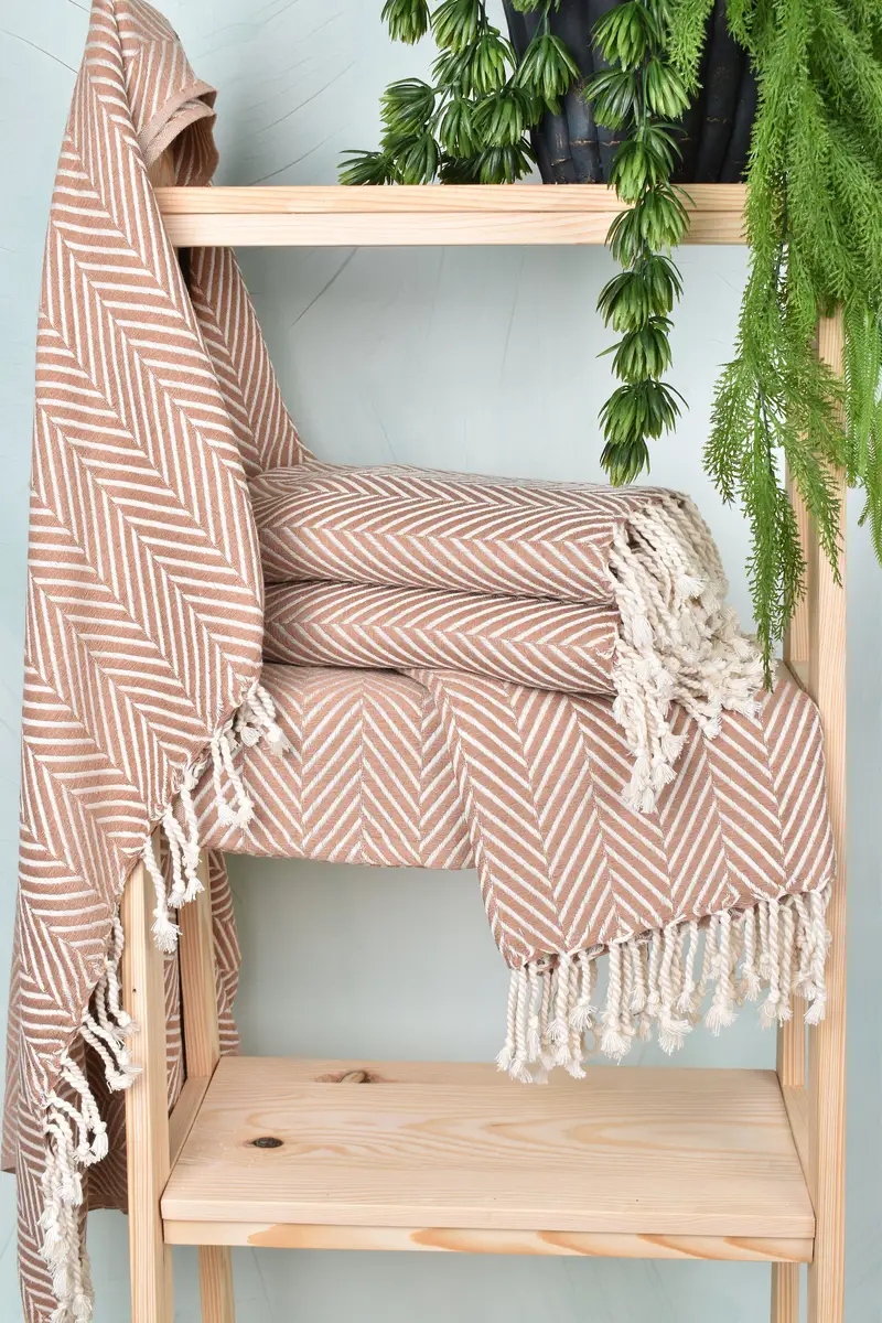Wedding Gift, Personalized Turkish Towel, Bachelorette Party Favor, 70x40 Cotton Striped Towel, Personalized Gift, Personalized Home Gift Wedding - 6