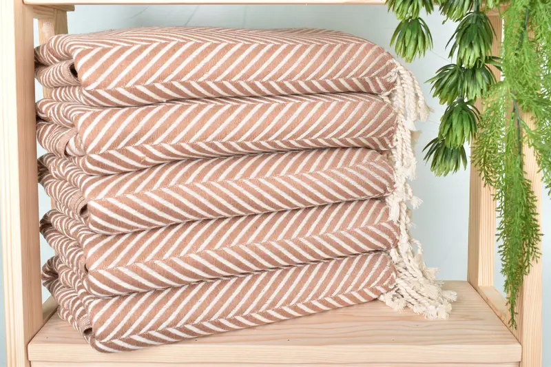 Wedding Gift, Personalized Turkish Towel, Bachelorette Party Favor, 70x40 Cotton Striped Towel, Personalized Gift, Personalized Home Gift Wedding - 2