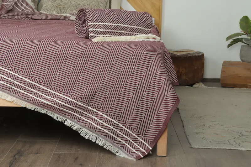 Tablecloth, Organic Throw, Throw Blankets for Couch, Customized Turkish Blanket, 96x70 Cotton Diamond Towel, Monogram Blanket, Custom Wedding Gifts - 7