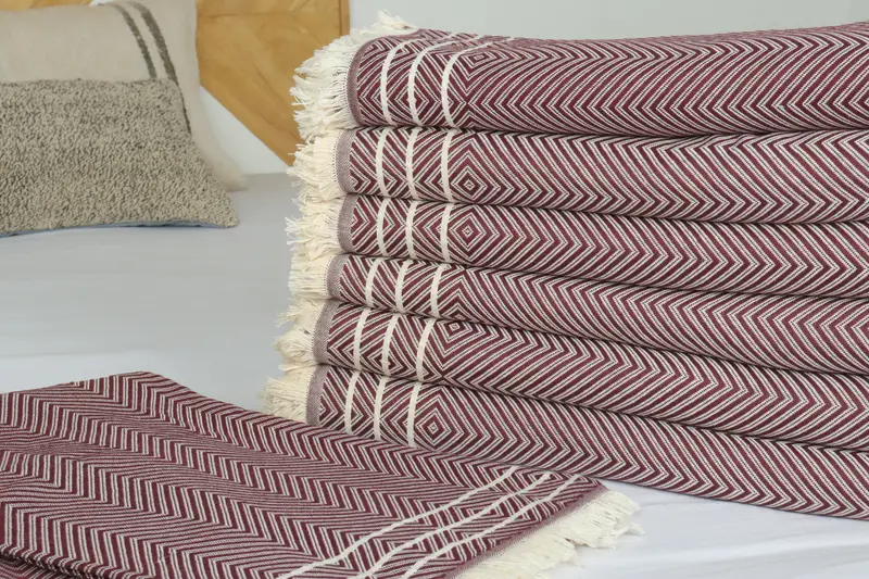 Tablecloth, Organic Throw, Throw Blankets for Couch, Customized Turkish Blanket, 96x70 Cotton Diamond Towel, Monogram Blanket, Custom Wedding Gifts - 3