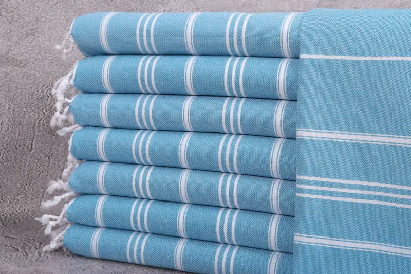 Kitchen Towel, Travel Towel, Christmas Hand Towel, Bridesmaid Gift, Bridesmaid Gifts, 40x24 Cotton Striped Towel, Personalized Kitchen Towel - 1