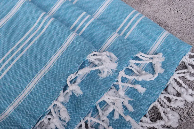 Kitchen Towel, Travel Towel, Christmas Hand Towel, Bridesmaid Gift, Bridesmaid Gifts, 40x24 Cotton Striped Towel, Personalized Kitchen Towel - 5